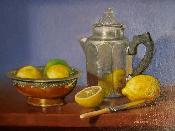 Coffee Pot & Lemons