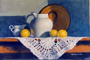 Jug, Lemons and Lace