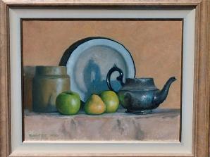 Teapot, Apples and Pear